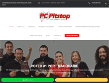 Tablet Screenshot of pcpitstop.com.au